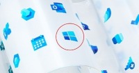 Este es el nuevo logotipo de Windows 10 y el boton de inicio