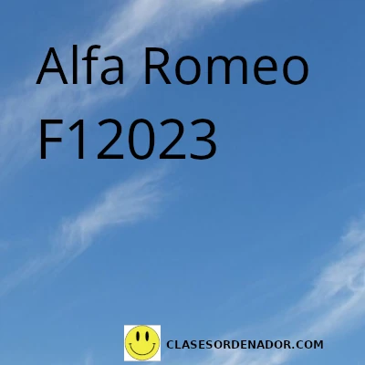 Alfa Romeo equipo de la F1 2023