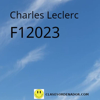 Charles Leclerc piloto de la F1 2023