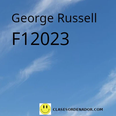George Russell piloto de la F1 2023