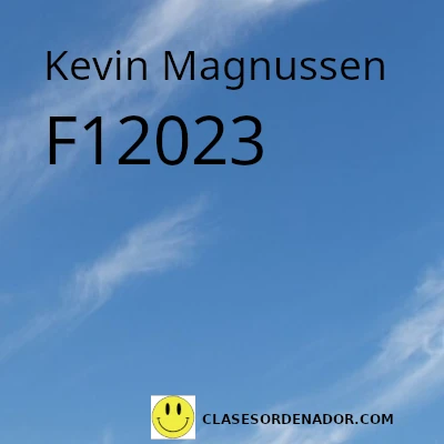 Kevin Magnussen piloto de la F1 2023