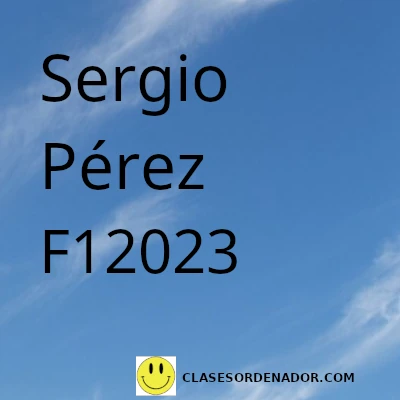 Sergio Perez piloto de la F1 2023