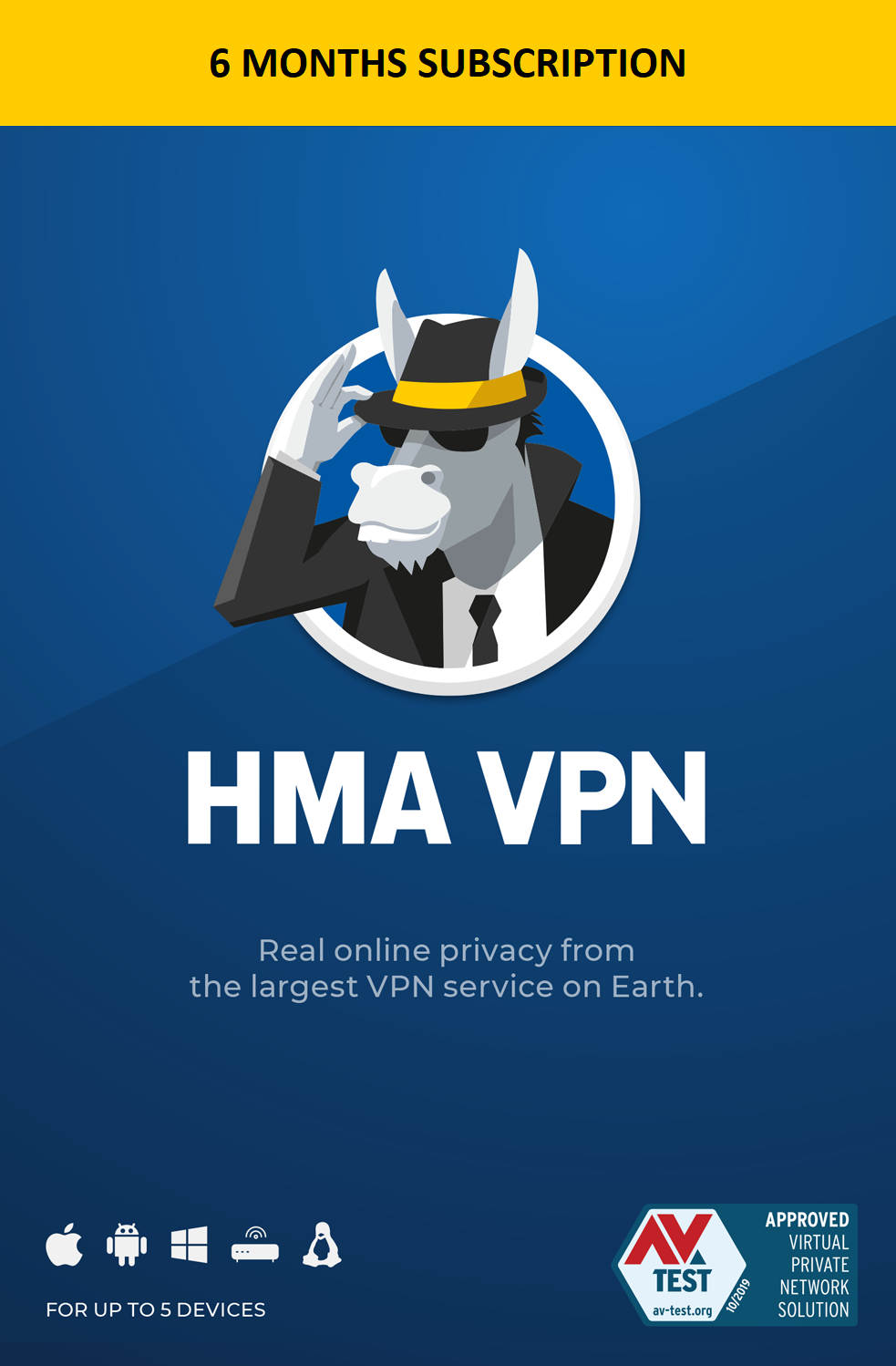 Seis Meses de Suscripcion en HMA VPN