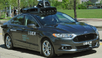 Vehiculo autonomo Uber